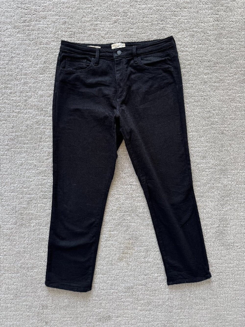 Universal Thread High Rise Slim Straight Black Jeans 12/31R